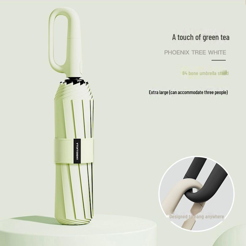 Автоматический складной зонт из 72 костей для мужчин и женщин — большой, двойного назначения: от солнца и дождя