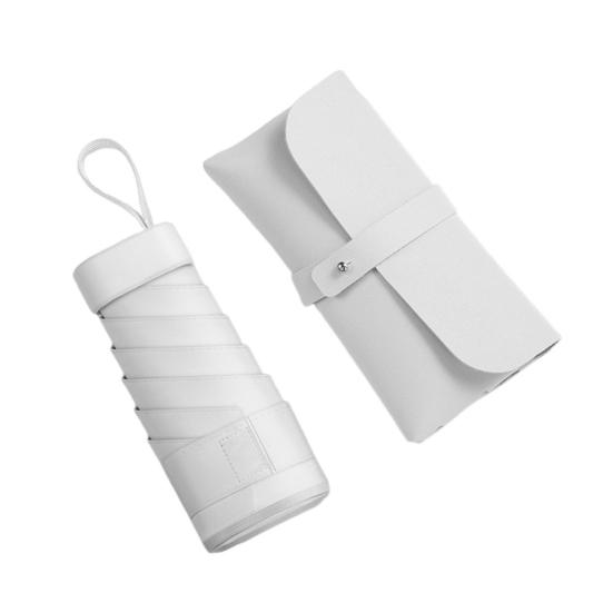 Мини-зонт с защитой от УФ-излучения, портативный солнцезащитный зонт, ветрозащитный, легкий, водонепроницаемый, складной зонт от солнца и дождя