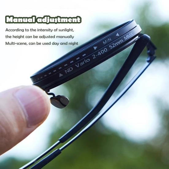 Солнцезащитные очки с регулируемым фильтром нейтральной плотности, 1-9 передач для комфорта, прозрачные поляризованные круглые очки с защитой от синего света