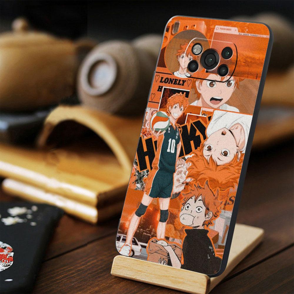 Тренд для Xiaomi POCO F3 MI 11 lite M3 F4 GT 9T X3 NFC X4 10T 11T M4 Pro 5G Haikyuu волейбол аниме Celular Funda