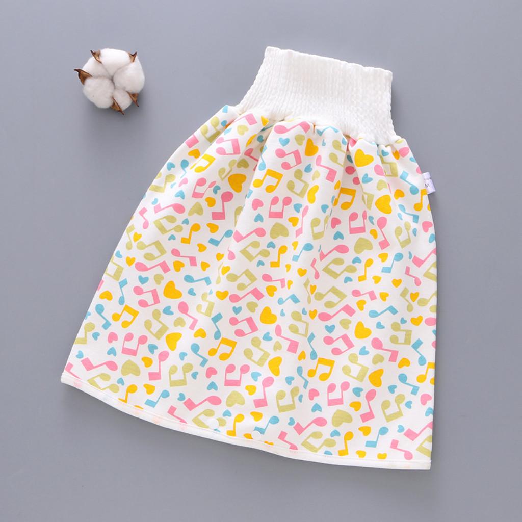 Natural Washable Baby Diaper 3 Layers-Infant Cotton Diaper Cloth Skirt
