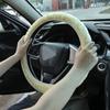 Универсальный плюшевый чехол на руль автомобиля, защитный чехол, декоративные теплые чехлы, выдвижные аксессуары для салона автомобиля