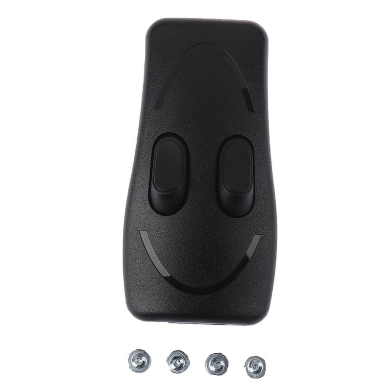 1 pcs black white color double control switch floor light table lamp push button switches two-button in line switch