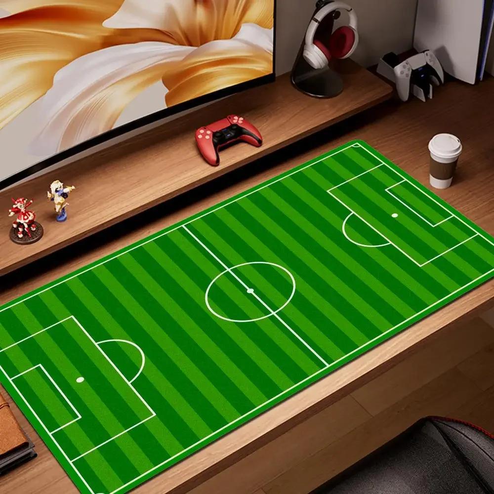 1pcs Striped Football Field Large Locked Desk Mat Mouse Pad For Gaming Office Use