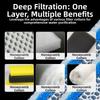 Reusable Biochemical Filter High-Density Fish Tank Filter Media Foam  Aquarium Accessories
