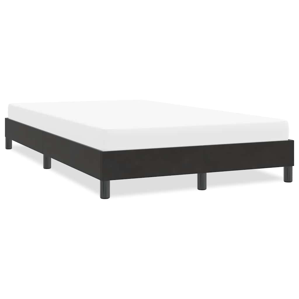 vidaXL Bettgestell ohne Matratze Schwarz 120x210 cm Samt