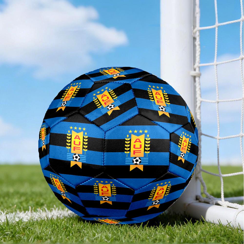 national Football Crest Printed Size 5 Soccer Balls, High-Quality, Anti-Slip, Protective Football, A Unique Gift , Birthdays, Christmas Gifts