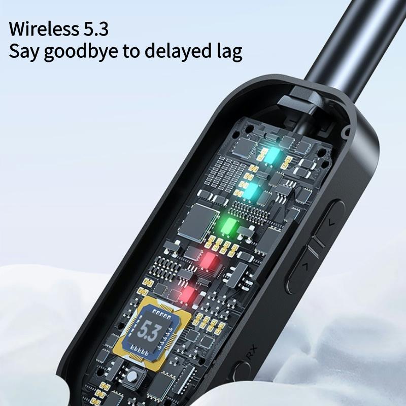 2 в 1 Bluetooth аудио приемник передатчик 3,5 мм AUX TF с микрофоном Hi-Fi стерео музыкальный беспроводной адаптер для автомобиля самолета ТВ ПК наушников