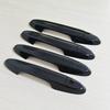 For Honda CITY 2015- Honda Ballade Grace Black Carbon Fiber pattern Door Handle Cover Bezel Trim  2016 2017 2018