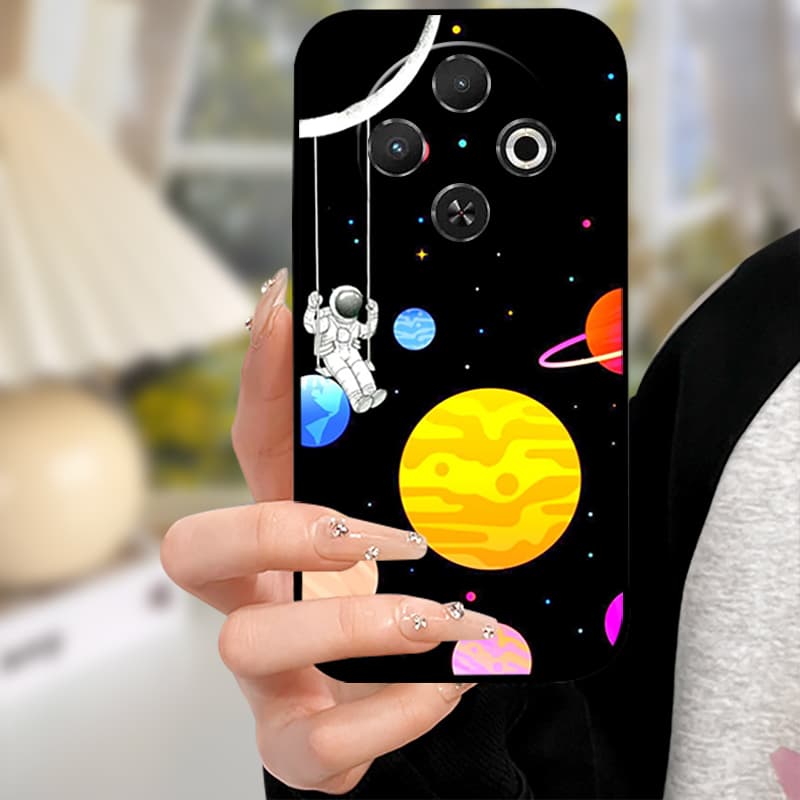 Чехол для телефона Tecno Spark 30C ТПУ Силикон Защита камеры Задняя крышка Для Tecno Spark 30 30C 30 C 4G Мягкий Тонкий ТПУ Funda Capa