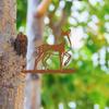 Ржавый Металл Олень Сика Настенный Декор Стальная Ветка Искусство Дом Сад Патио Терраса Наружное Подвесное Украшение