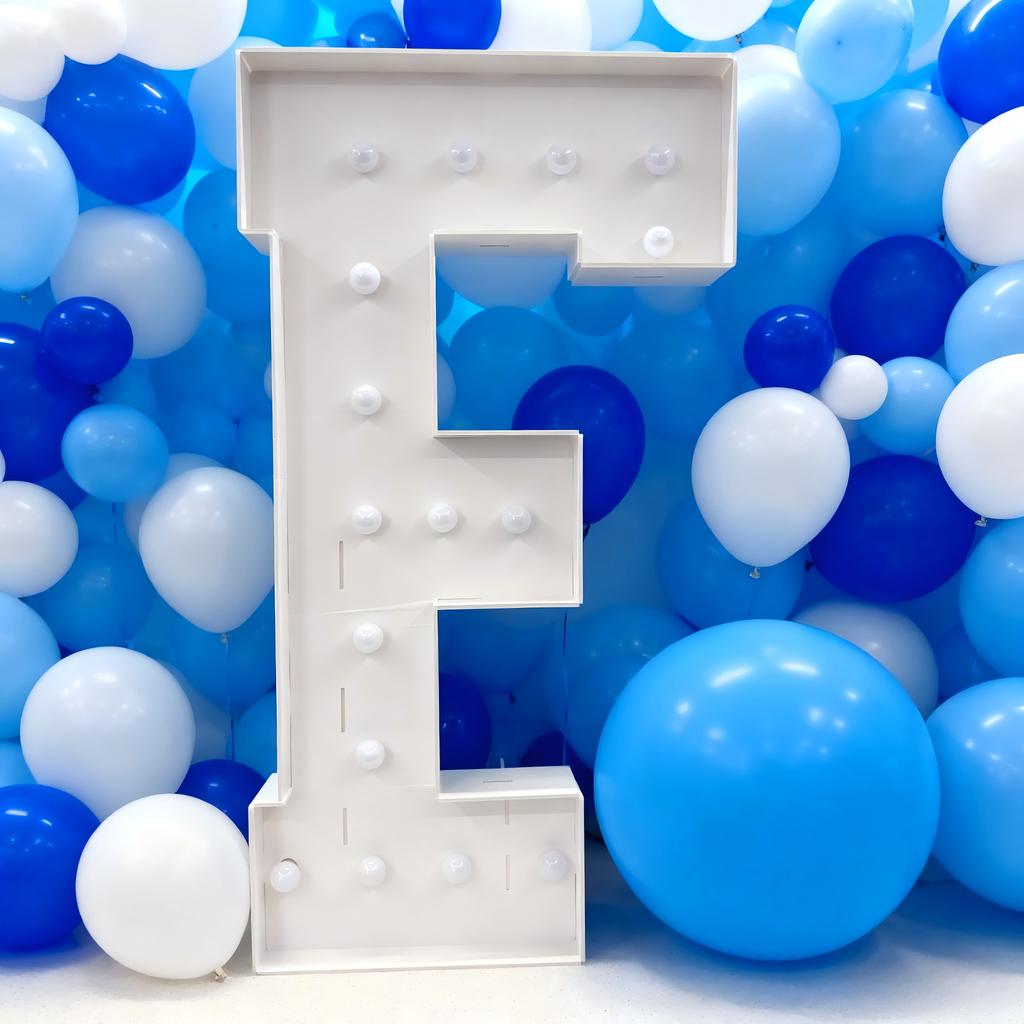 С светодиодной подсветкой Cool White, Letter KT Board 4 фута/120 см – Фон для свадьбы, дня рождения, Декор, Декор для выпускного вечера – Световой знак-вывеска