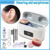 TWS Digital Display Hearing Aid: Portable In-ear Sound Amplifier for the Elderly with Charging Case.