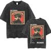 Vintage Washed TShirt Rapper Dani Fernandez Fashion Album Print Harajuku Style Loose Comfort Casual Women And Men Tshirt