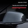 Tesla Model 3/Y Carbon Fiber Texture Rearview Mirror Protective Cover