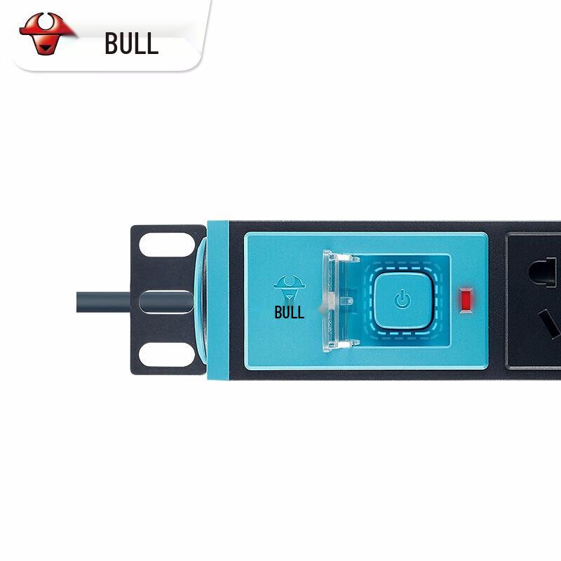 BULL 8-Outlet Self-Wiring Power Strip