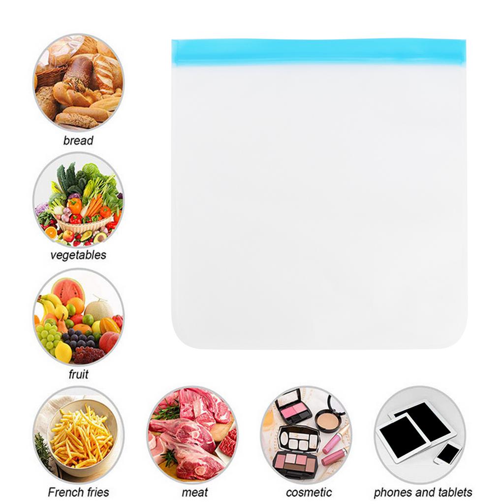 ПЭВА пакет для хранения продуктов, матовый полупрозрачный, герметичный пакет для фруктов и овощей для домашней кухни