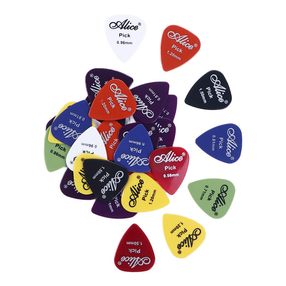 Light Weight 0.58 - 1.5 mm Acoustic 1 Box ABS Guitar Accessories Guitar Picks Mediator Plectrum