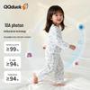 Детский весенний комплект пижамы из чистого хлопка QQ DUCK