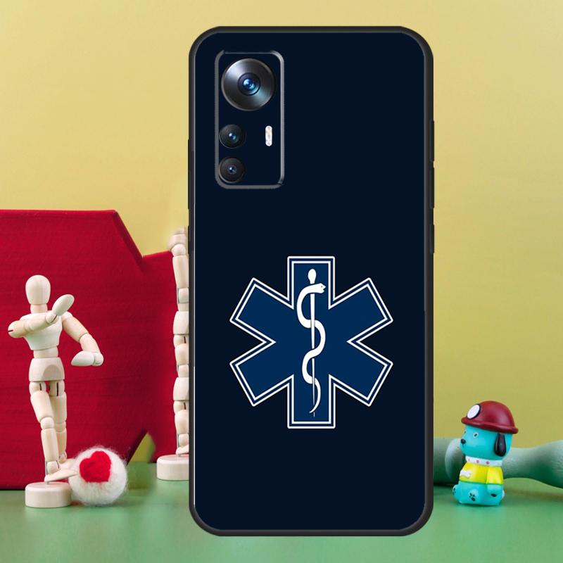 Медицинский чехол «Звезда жизни» для экстренных случаев для Xiaomi 15T 14T 13T Pro 13 14 15 Ultra 17 Pro Max POCO F5 F6 F7 X5 X6 X7 Pro