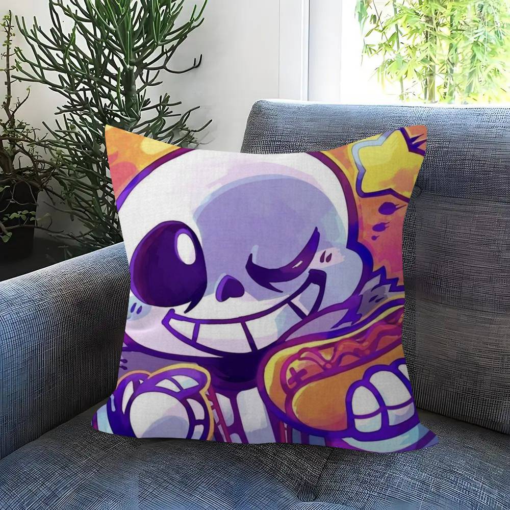 Милая Подушка Hundertale SansW Подарок Декор для Дома и Офиса Подушка для Спальни Дивана Автомобиля Наволочка