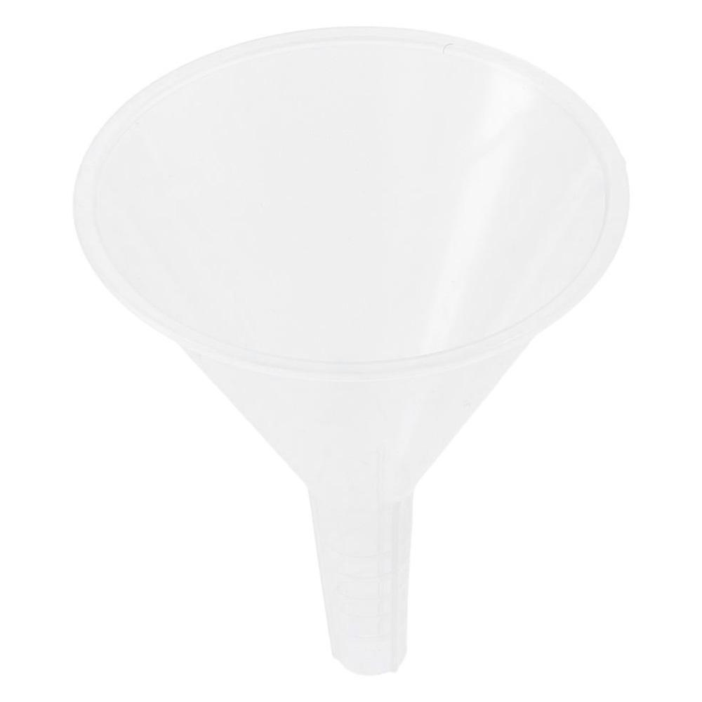 1/3Pcs Clear Plastic Funnel Set Filling Tool Durable Kitchen Funnel Lab Bottles, Essential Oils