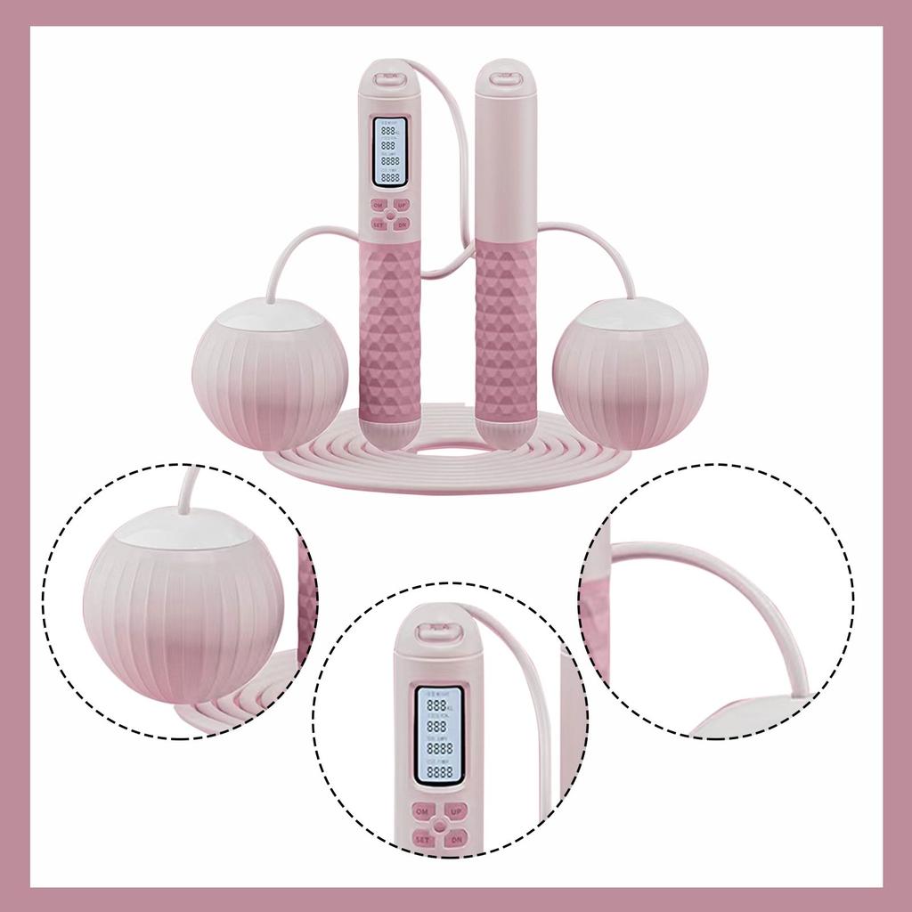 Интеллектуальный электронный счетный канат Многофункциональный беспроводной мяч двойного назначения для снижения веса Фитнес стальной канат