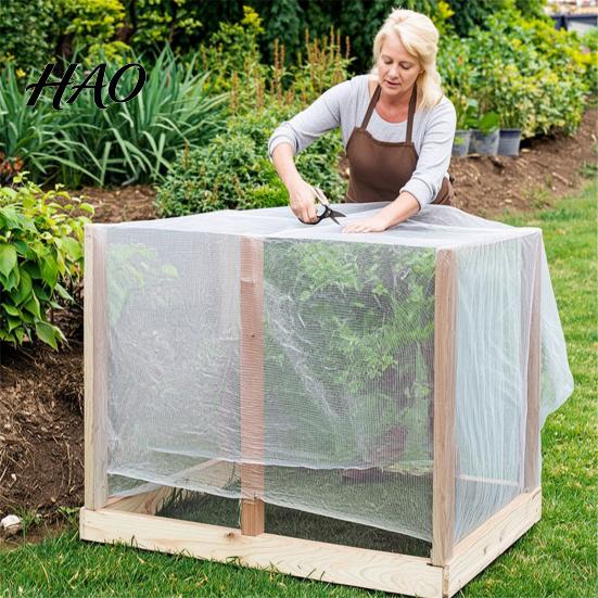 Heavy Duty Barrier Garden Netting for Raised Bed, Fine Mesh Net Bird, Insect Outdoor & Pest, Vegetable Fruit Flower Plants Protection Cover