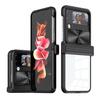 Прозрачный акриловый складной чехол для сотового телефона для Samsung Galaxy Z Flip 4 5g Flip4 Zflip4, защита камеры, защита от отпечатков пальцев