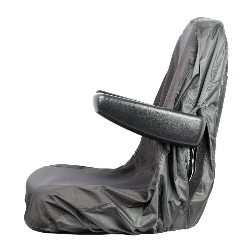 Waterproof Tractor Seat Cover with 2 Storage Pockets Outdoor Seat Protector  Riding Lawn Mower