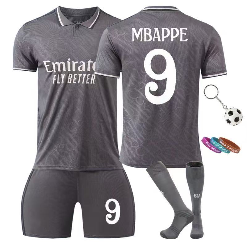 Kids Sports Equipment Mbappe Series MzcrJosv® Polyester Gray Training Gear