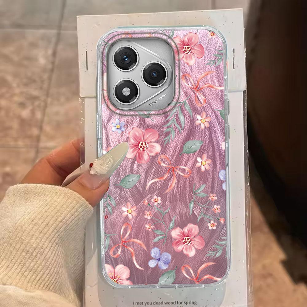 Чехол для телефона с вишневым бантом для нескольких кошек для Honor 400 200 Pro Magic 6 5 7 Lite X9a X9c X9b X8a X8b X8c Ракушка Силиконовые сумки Чехол