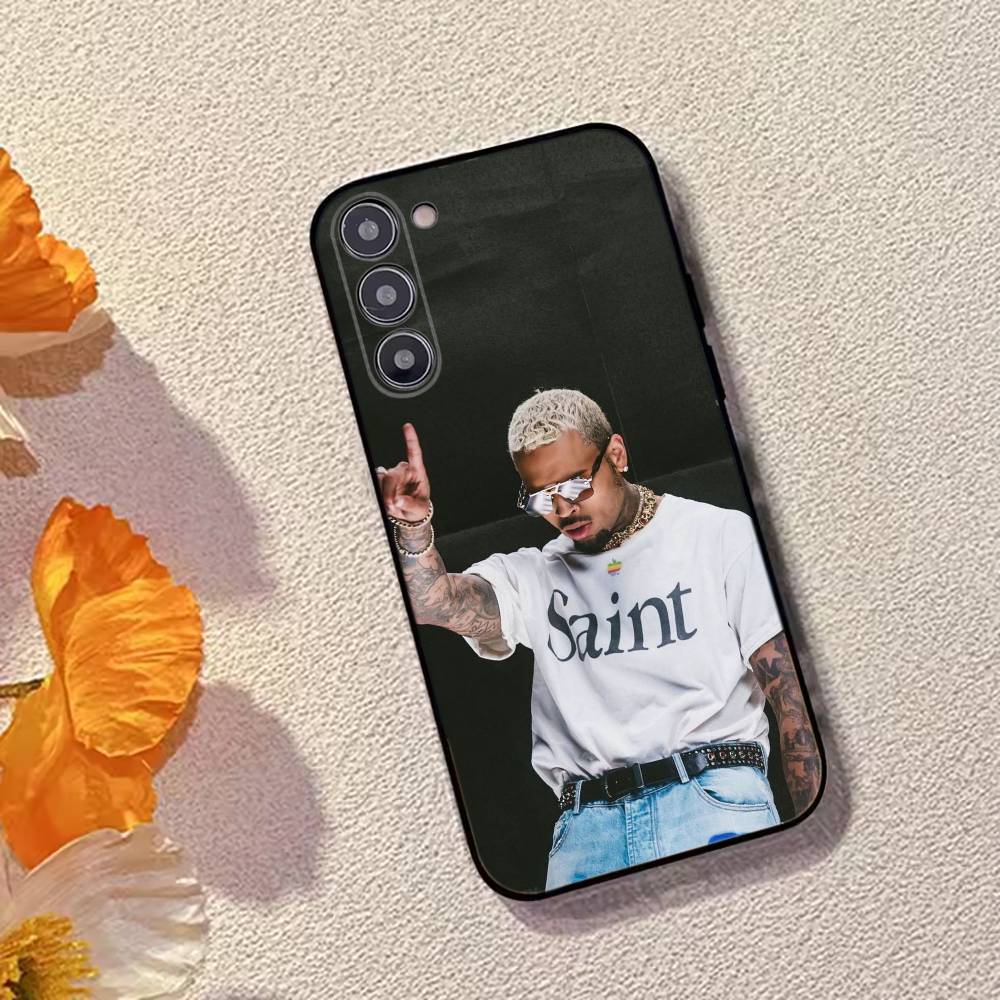 Чехол для телефона R&B-исполнителя C-Chris Brown для Samsung Galaxy A73, A72, A71, A70, A53, A52, A51, Другие, Мягкий Черный Чехол