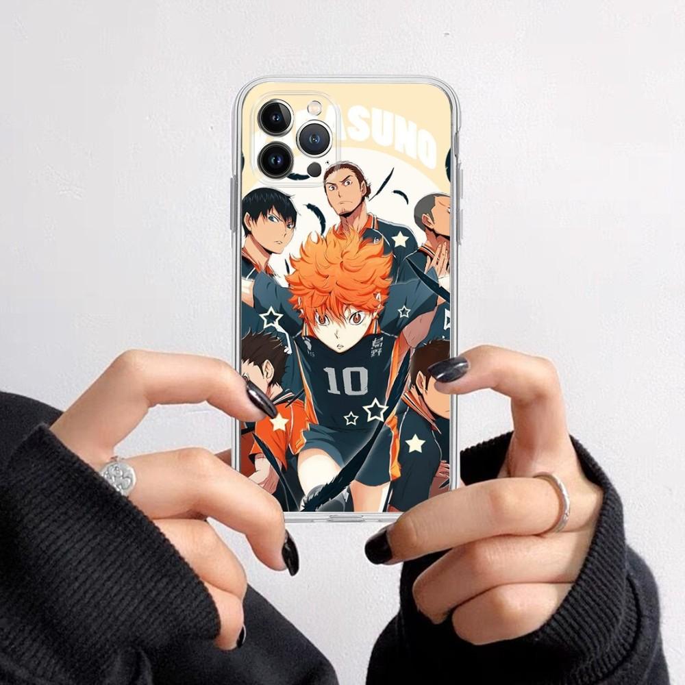 Чехол для телефона японского аниме «Волейбол мальчик Haikyuu» для iPhone 15 14 13 12 11 Pro Max XS X XR SE 2020 6 7 8 Plus, мини-защитный чехол