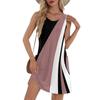 Women's Casual Sundress With Pockets Summer Boho Beach Dress T-Shirts Dress V Neck Loose Tank Dresses