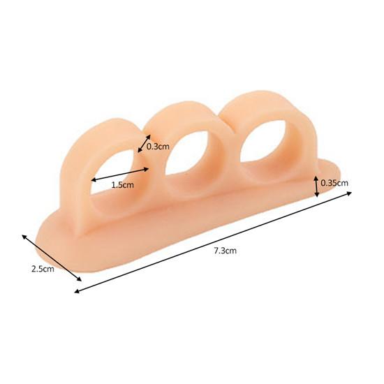 2 шт. силиконовый гель-молоток для выпрямления и корректора пальцев ног для скрюченных пальцев улучшает баланс, уменьшает дискомфорт