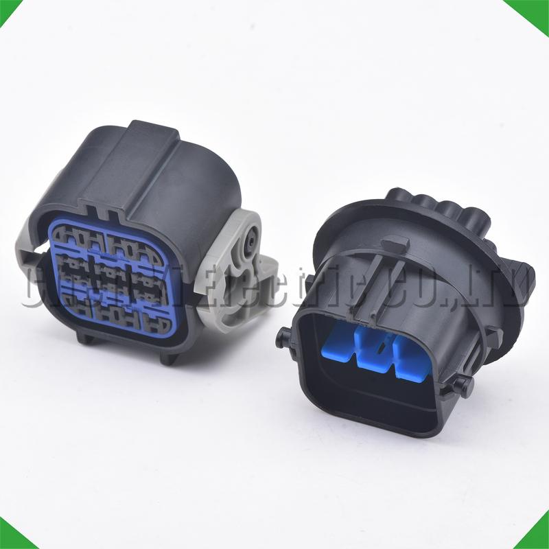 20 Pin Automobile Waterproof Connector Car light LED headlight Wire harness Plug For Hyundai Elantra Sonata Kia