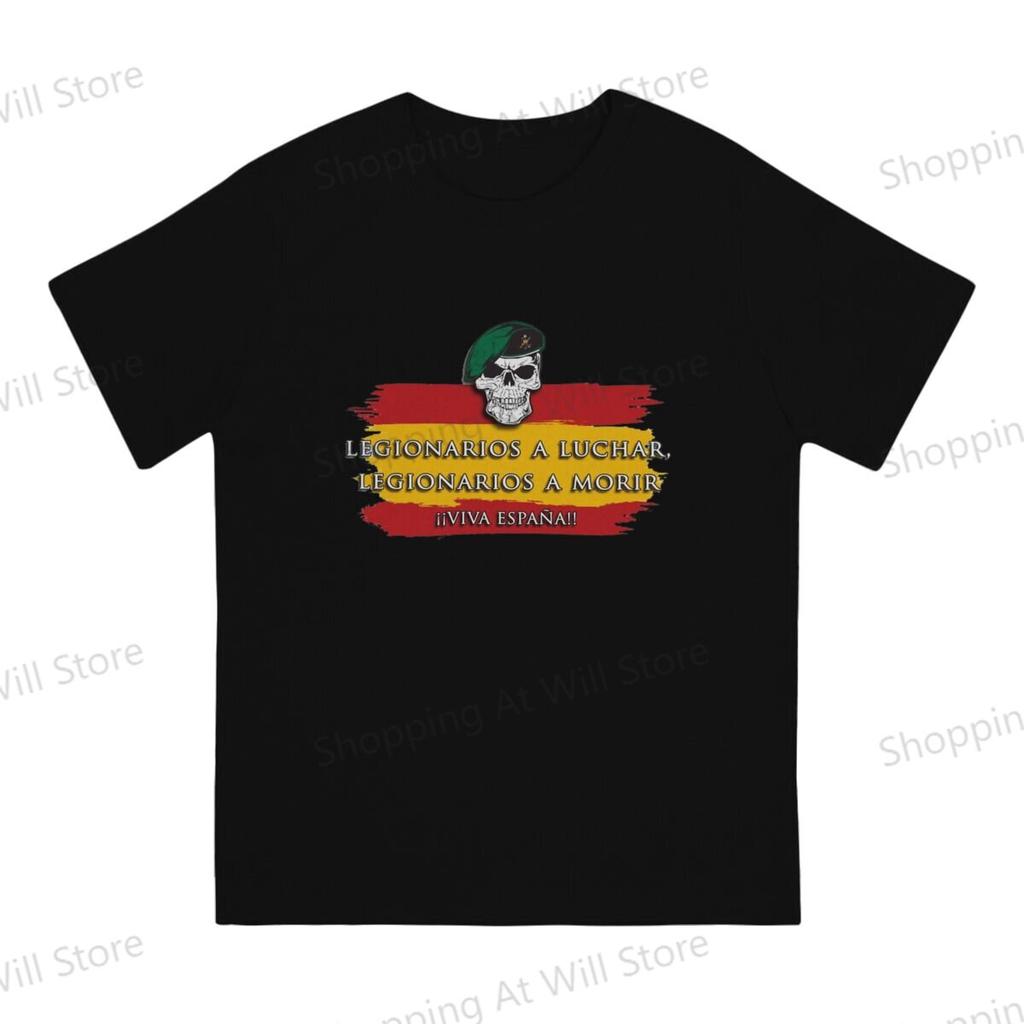 Summer Unisexs and Womens casual Tshirts Spanish Legion Novelty Cool Tshirt Street Clothing SXL