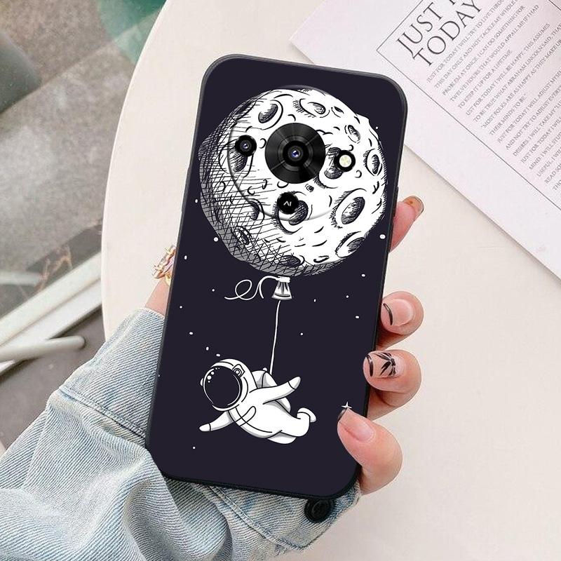 For ZTE Blade A76 5G Z2469N Phone Case astronaut Silicone Camera Protection Back Cover For ZTE Blade A76 A 76 BladeA76 5G Coque