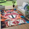 Custom Name Toronto FC Flannel Pattern Square Carpet,Area Rug,Carpet Rug for Living Room Bedroom Sofa Playroom Decor,Non-slip Floor Mat