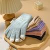 Touchscreen Winter Gloves for Women Cute Cartoon Full Finger Fleece Lined Warm Elastic Outdoor Daily Use Holiday Accessories