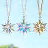 Christmas Ornaments Clear Snowflake Faux Crystal Ornaments Snowflake Sun Catcher Hanging Trim Accessories Holiday Decoration
