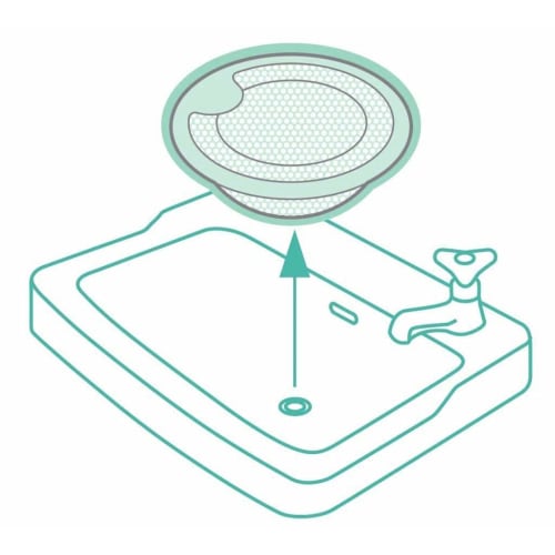 Perforated Washbasin Drain Trash Disposal, 18-8 Stainless Steel, Drain Size: 3.5-4.5cm