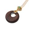 Agarwood Peace Buckle Pendant 19*5mm - Boost Video Traffic