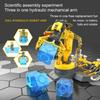 DIY Assembled Hydraulic Mechanical Arm 3IN1 Model Kit STEM Assembly Toys  Kids Technology Games