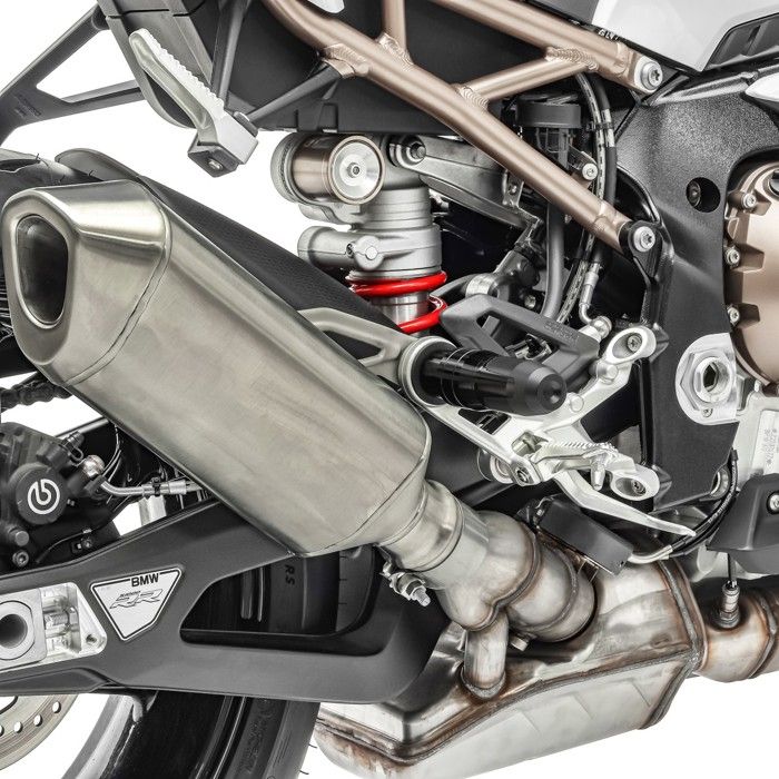 Roulette de protection pour echappement Motoguard CP4 noir