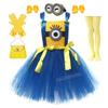 Little people Yellow Cosplay Costume Cosplay Puffy Skirt Halloween Party Stage Performance Short Skirt Tutu Skirt