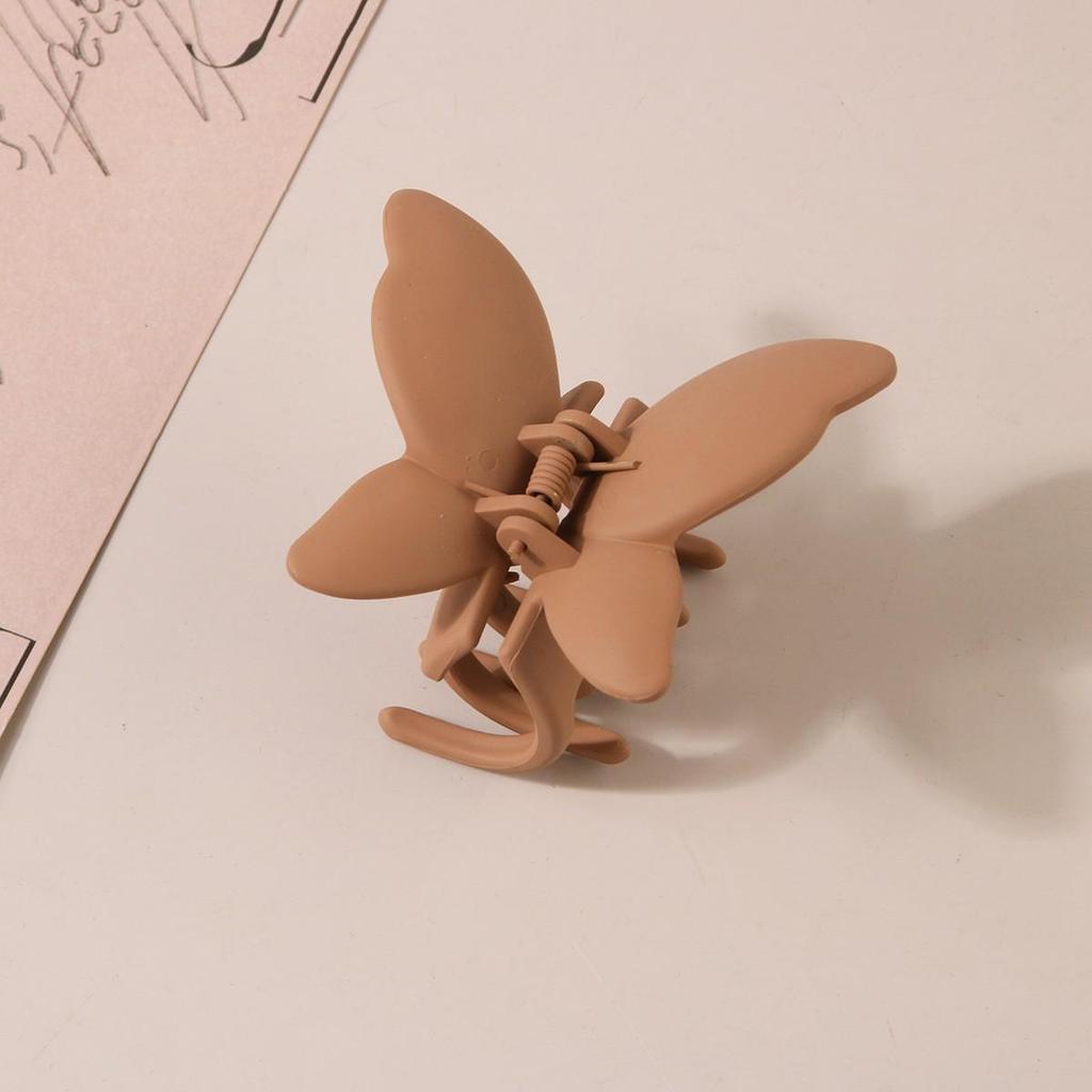 Matte Butterfly Claw Clip for Hair Bun and High Ponytail
