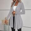 European and American Long-Sleeve Mid-Length Knitted Cardigan Sweater for Spring, Autumn, and Winter