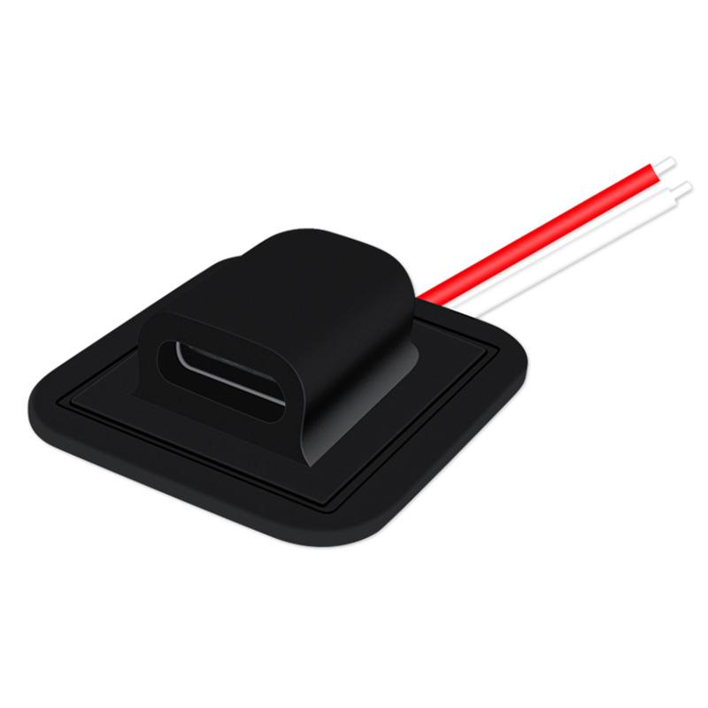 10 см 20 В 3 А Usb Type-C водонепроницаемый USB-разъем прямого сжатия гнездовая база гнездо зарядный интерфейс с 24Awg